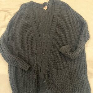 Mossimo Supply Co. Charcoal Knit Cardigan